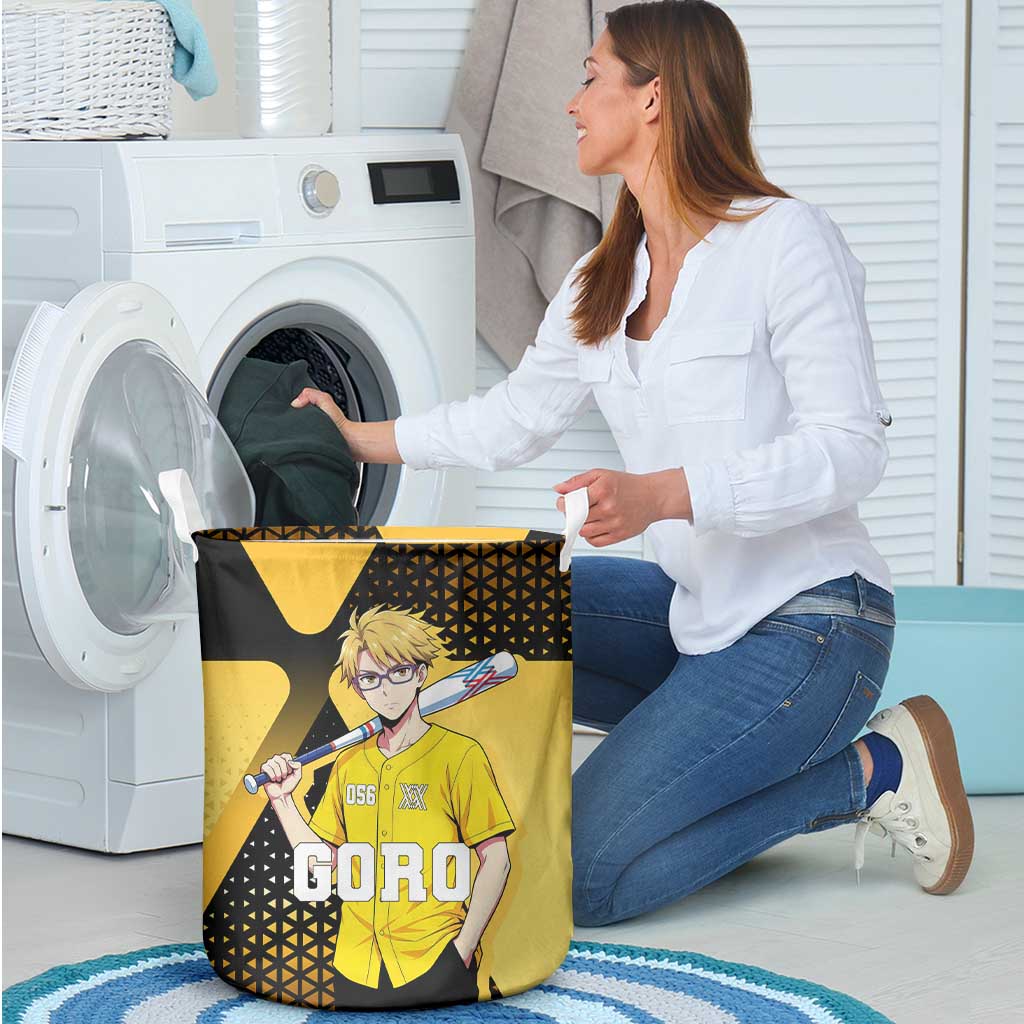Goro Laundry Basket Yellow Black Baseball Anime Crossover