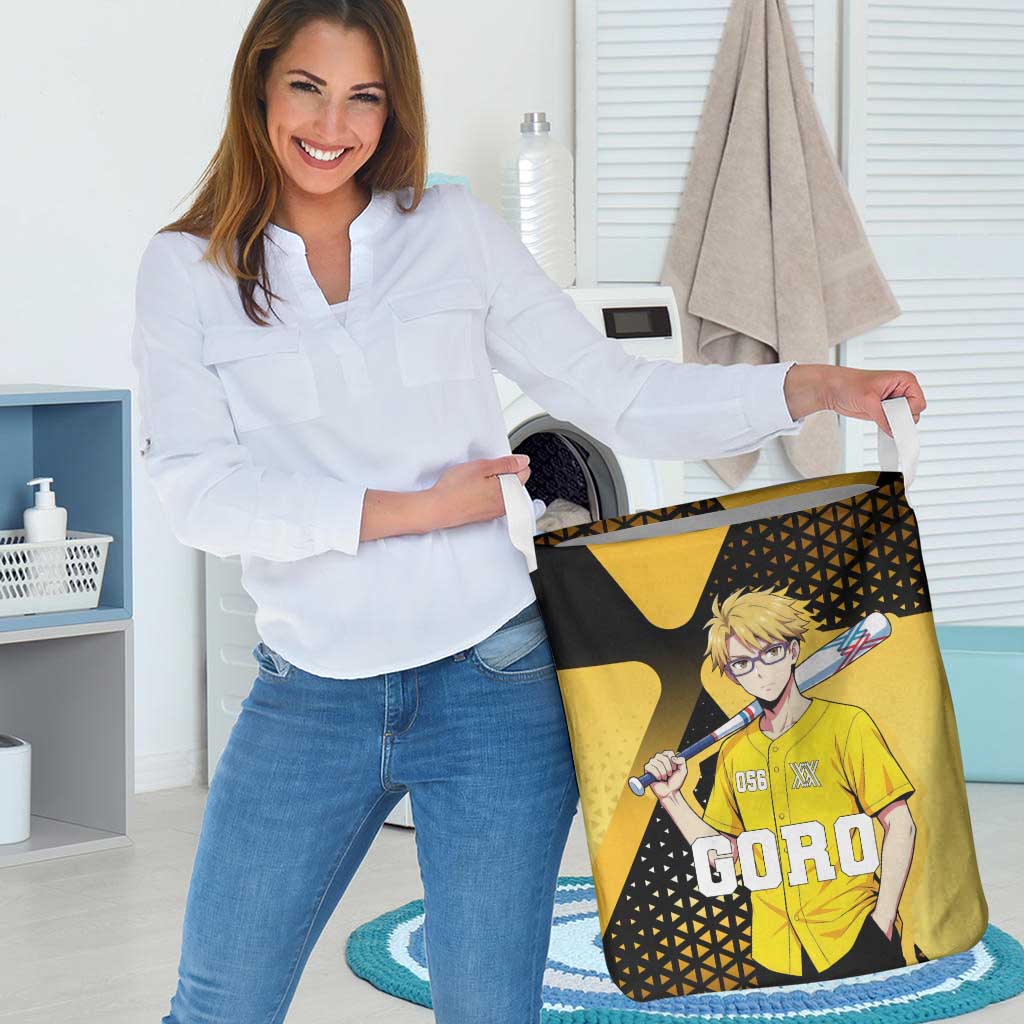 Goro Laundry Basket Yellow Black Baseball Anime Crossover