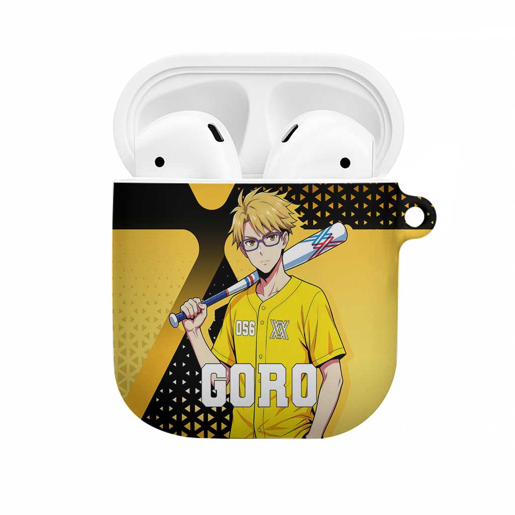 Goro AirPods Case Yellow Black Baseball Anime Crossover