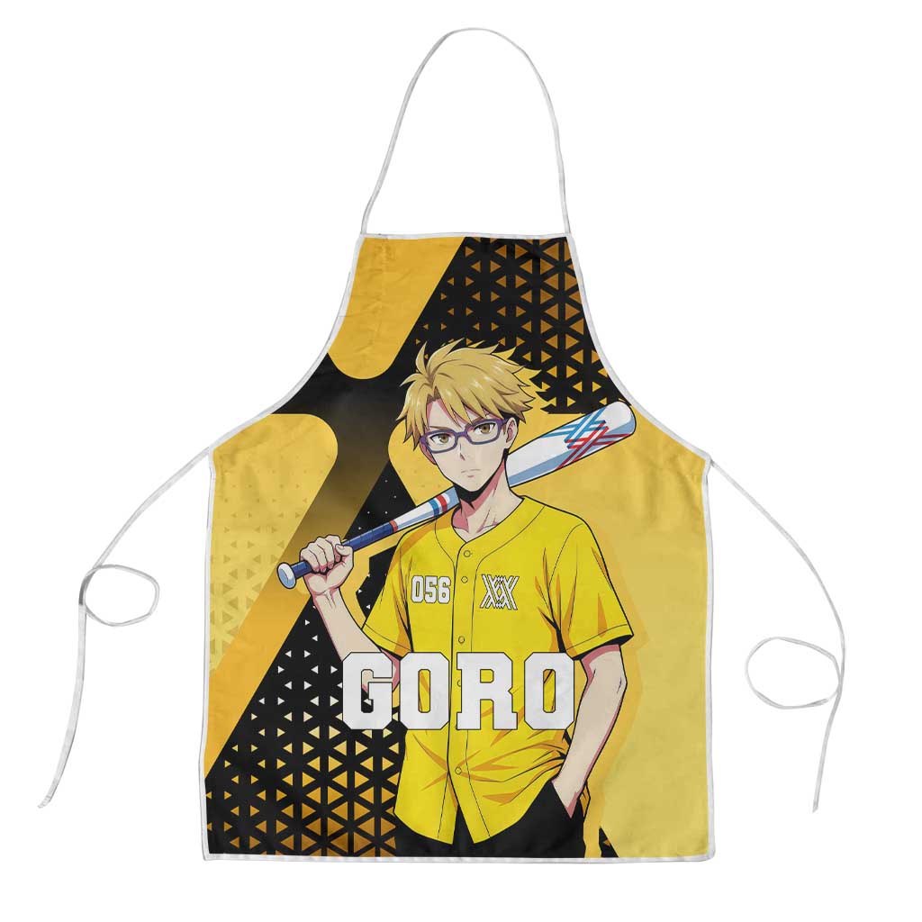 Goro Apron Yellow Black Baseball Anime Crossover