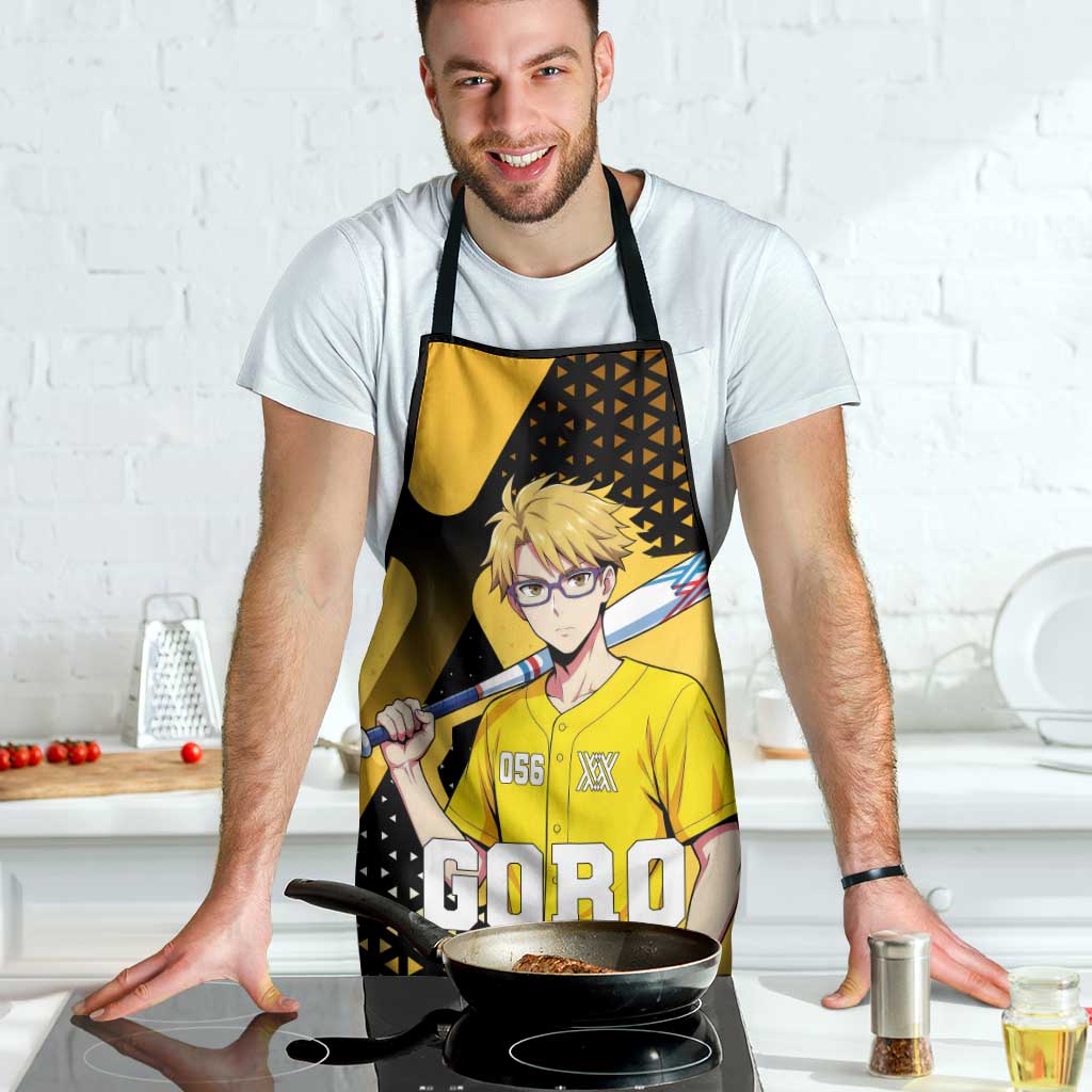 Goro Apron Yellow Black Baseball Anime Crossover