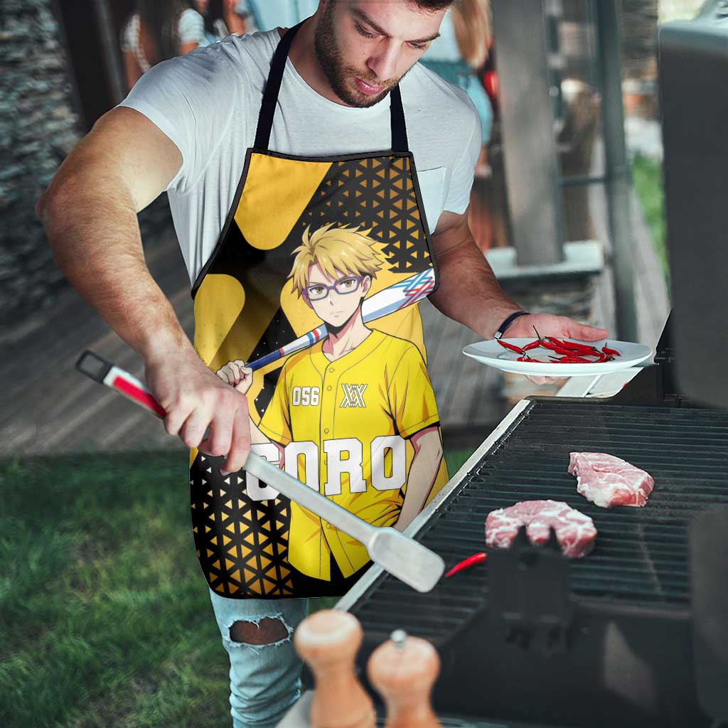 Goro Apron Yellow Black Baseball Anime Crossover