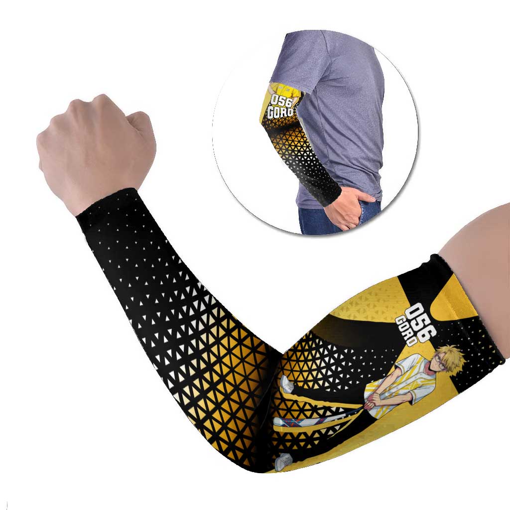 Goro Arm Sleeves Yellow Black Baseball Anime Crossover