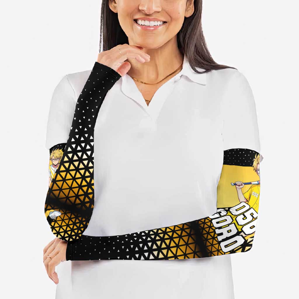 Goro Arm Sleeves Yellow Black Baseball Anime Crossover