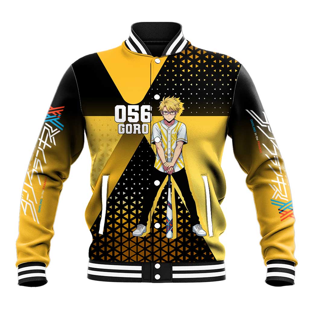 Goro Baseball Jacket Yellow Black Baseball Anime Crossover