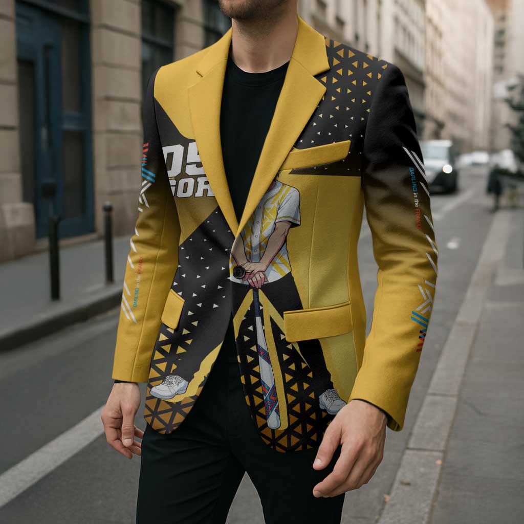 Goro Blazer Yellow Black Baseball Anime Crossover