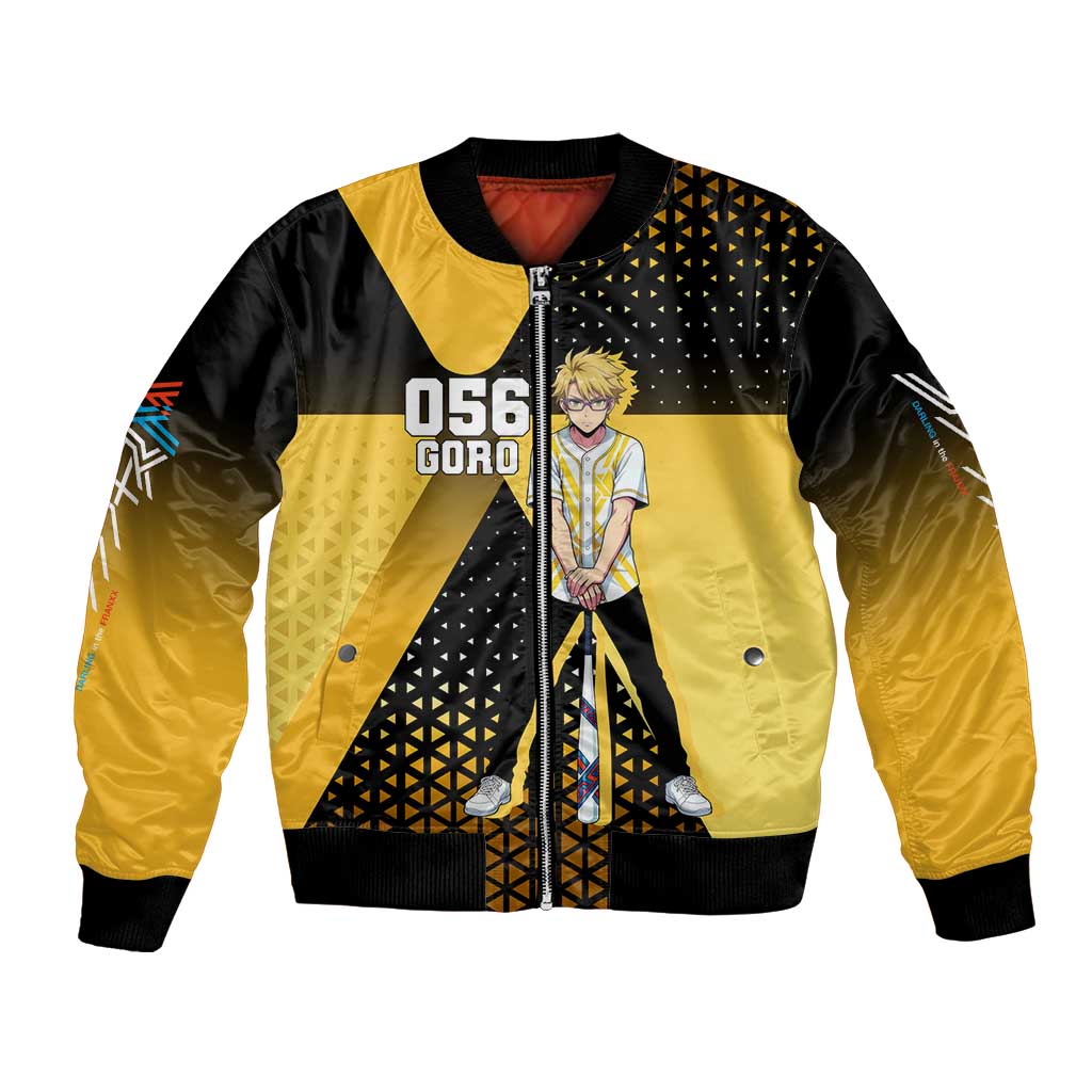 Goro Bomber Jacket Yellow Black Baseball Anime Crossover