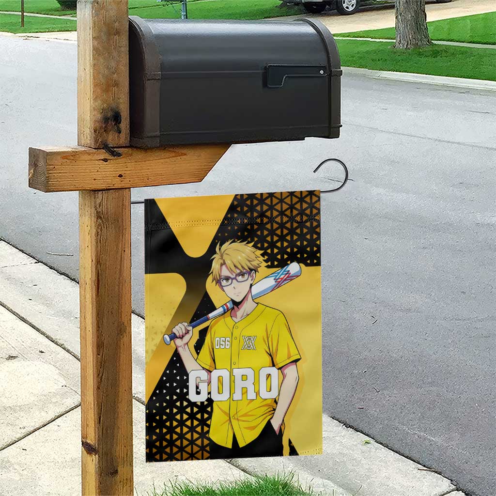 Goro Garden Flag Yellow Black Baseball Anime Crossover