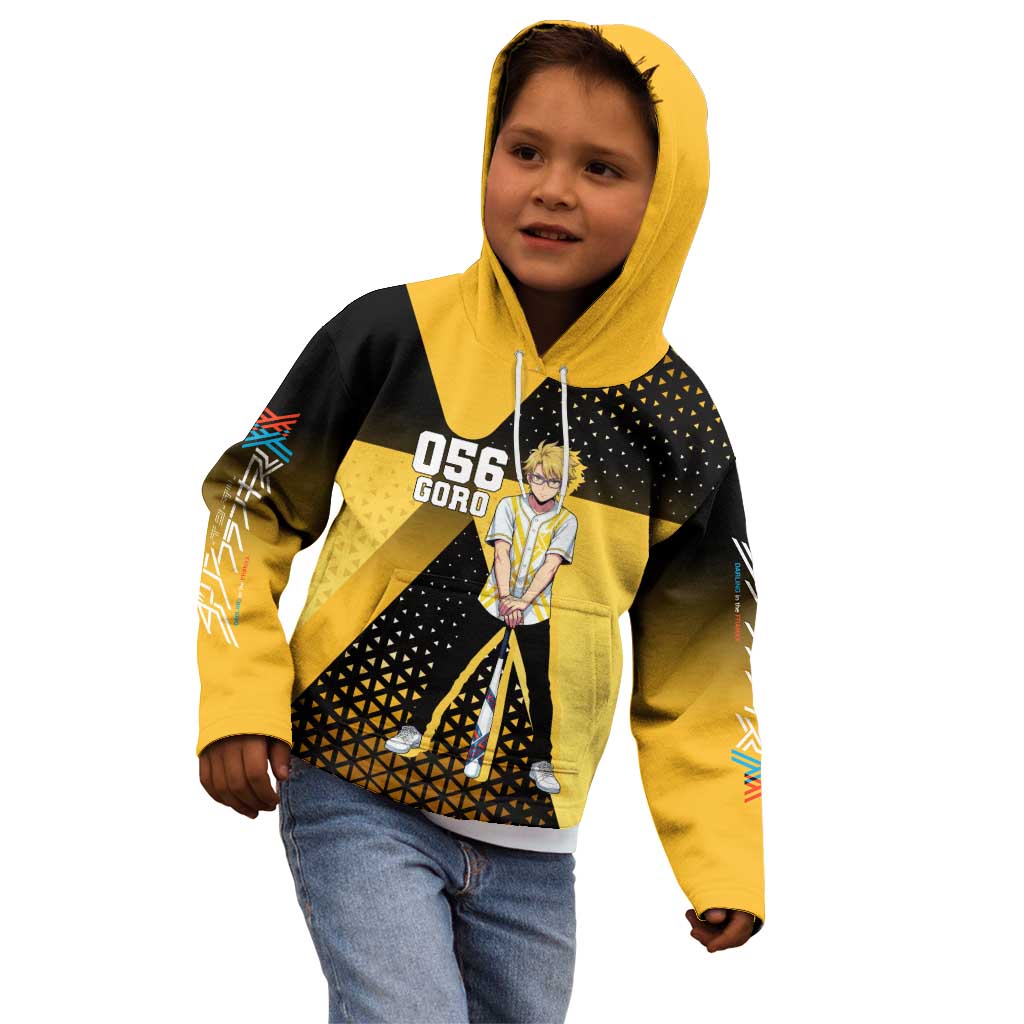 Goro Kid Hoodie Yellow Black Baseball Anime Crossover