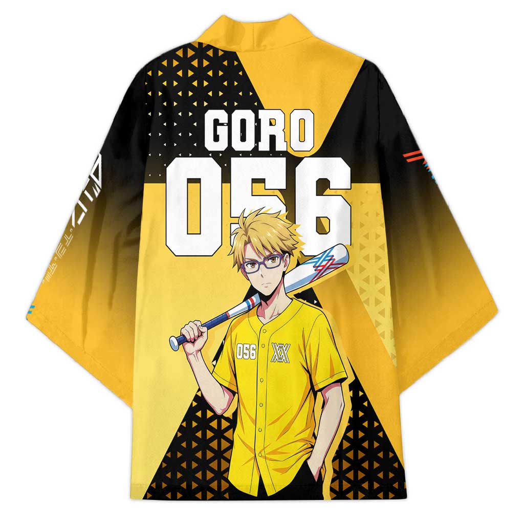 Goro Kimono Yellow Black Baseball Anime Crossover