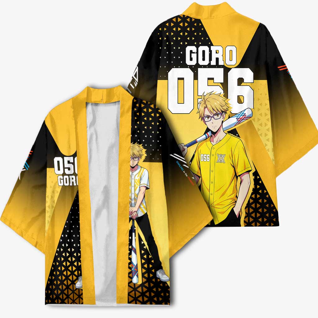 Goro Kimono Yellow Black Baseball Anime Crossover