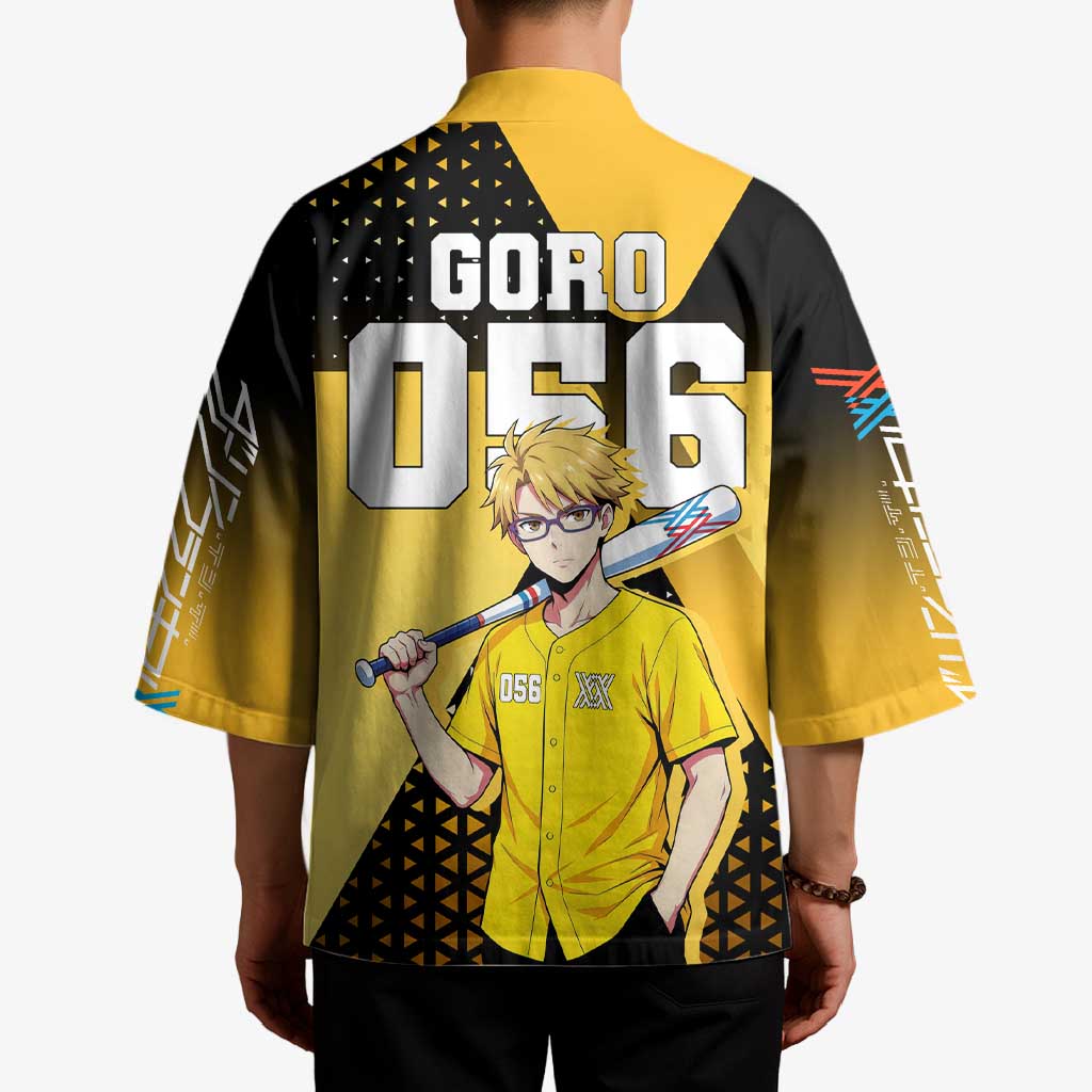 Goro Kimono Yellow Black Baseball Anime Crossover