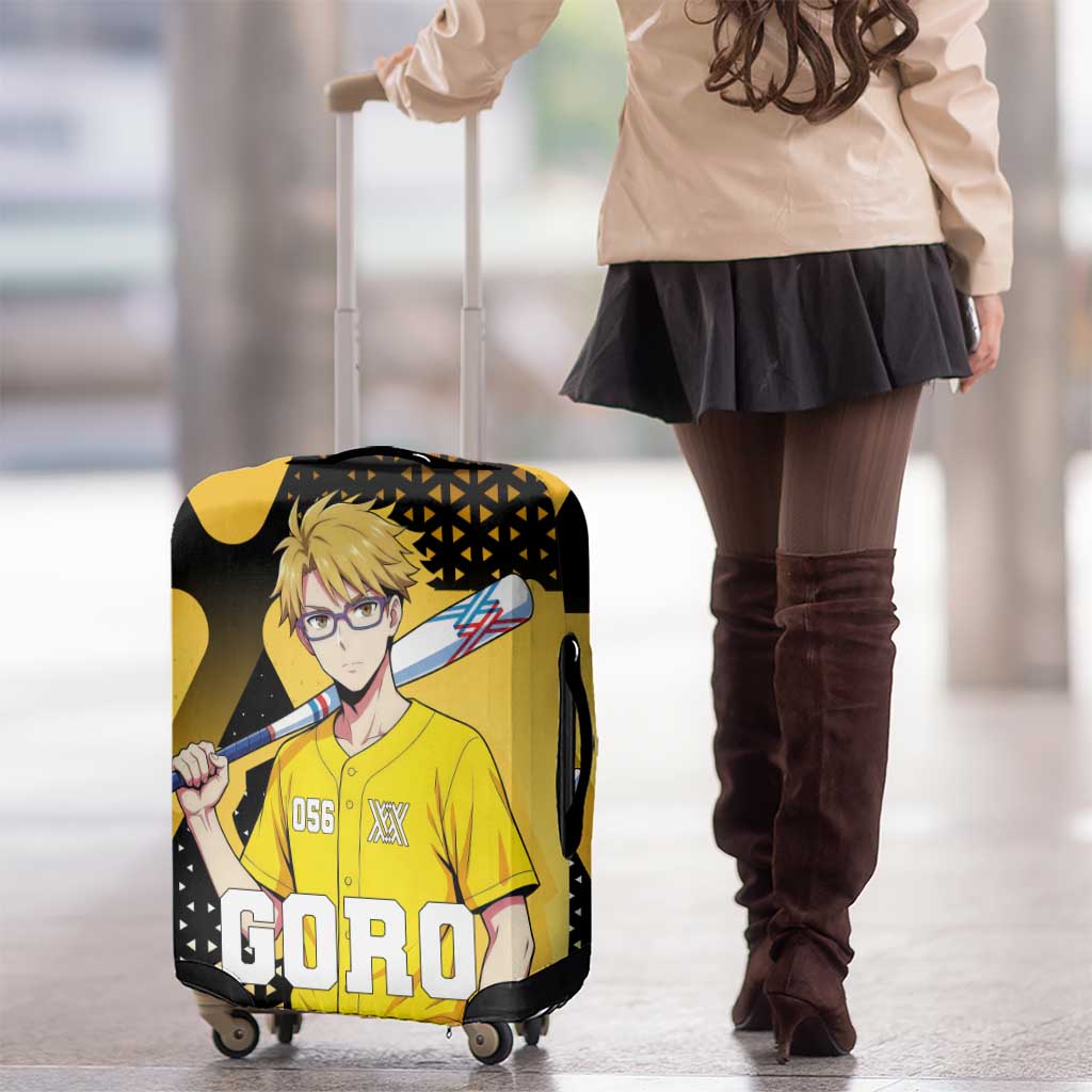 Goro Luggage Cover Yellow Black Baseball Anime Crossover