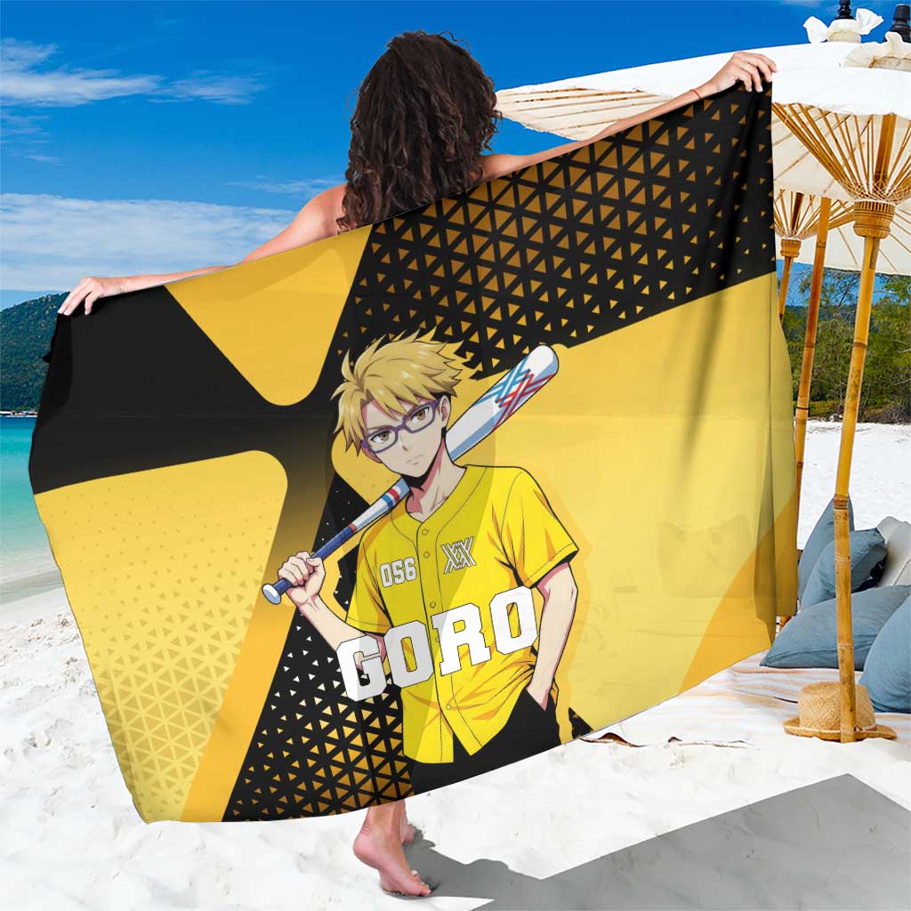 Goro Sarong Yellow Black Baseball Anime Crossover