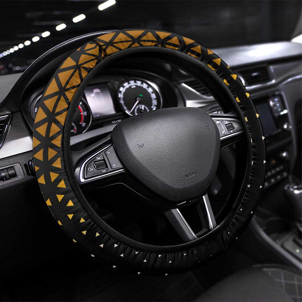 Goro Steering Wheel Cover Yellow Black Baseball Anime Crossover