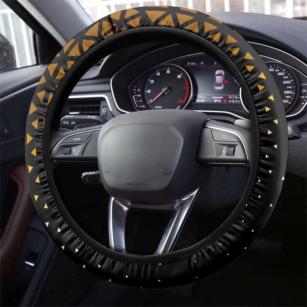 Goro Steering Wheel Cover Yellow Black Baseball Anime Crossover