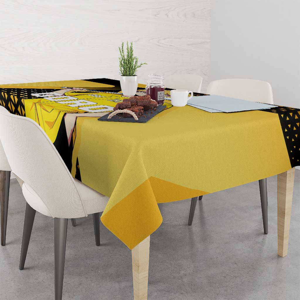 Goro Tablecloth Yellow Black Baseball Anime Crossover