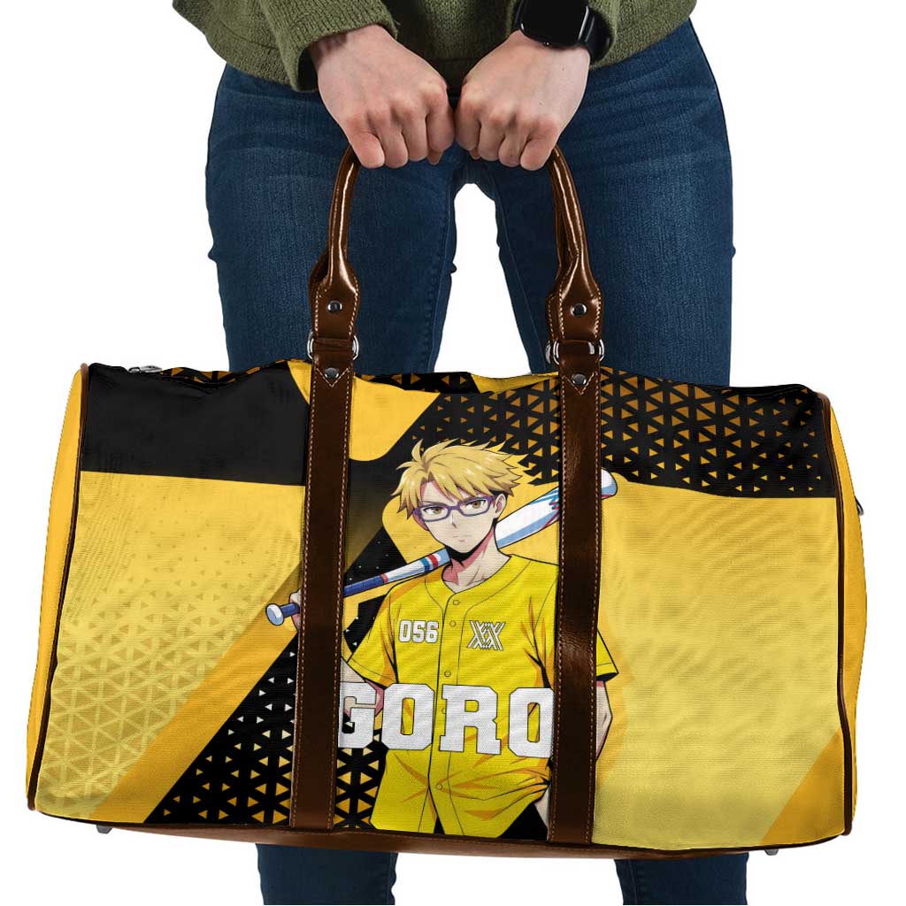 Goro Travel Bag Yellow Black Baseball Anime Crossover