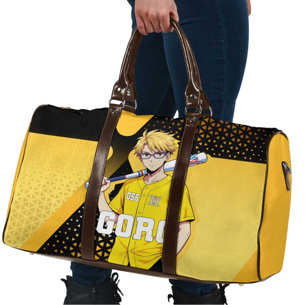 Goro Travel Bag Yellow Black Baseball Anime Crossover