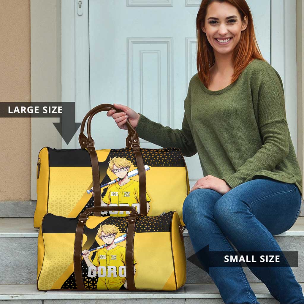 Goro Travel Bag Yellow Black Baseball Anime Crossover