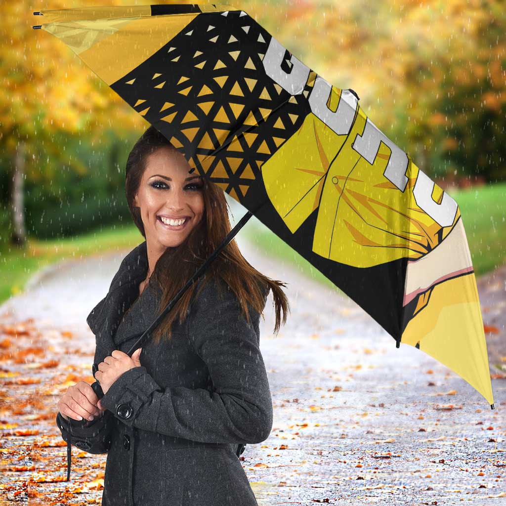 Goro Umbrella Yellow Black Baseball Anime Crossover