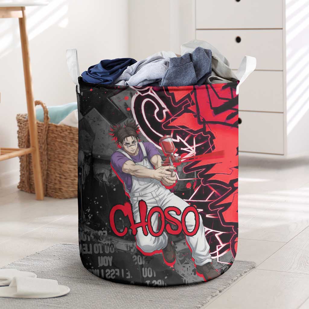 Choso Jujutsu Kaisen Laundry Basket Urban Graffiti Street Art Style