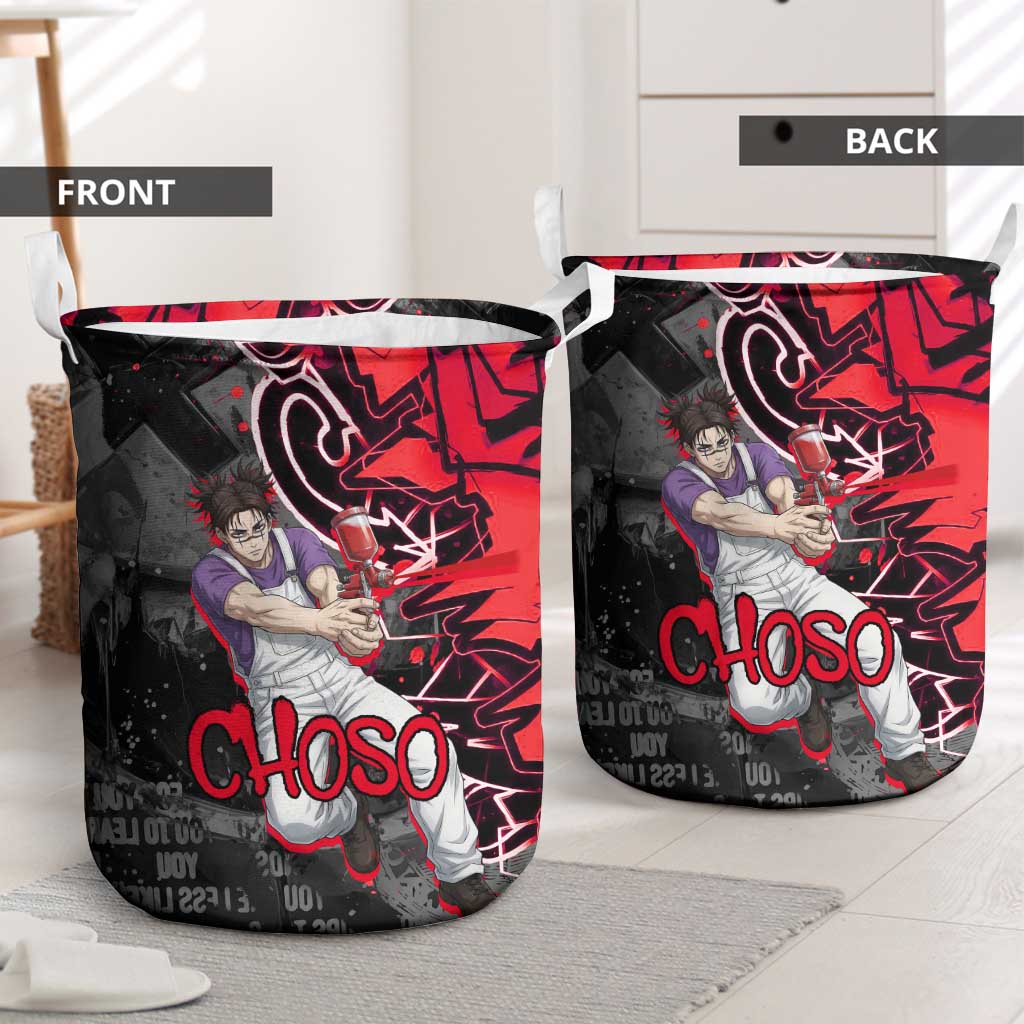 Choso Jujutsu Kaisen Laundry Basket Urban Graffiti Street Art Style