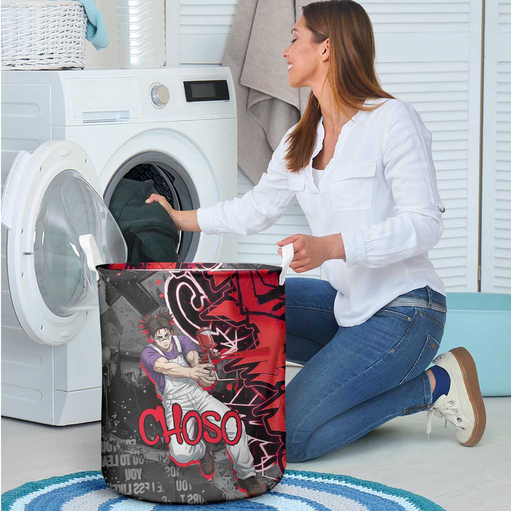 Choso Jujutsu Kaisen Laundry Basket Urban Graffiti Street Art Style
