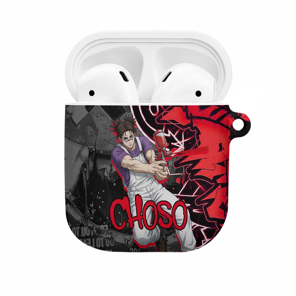 Choso Jujutsu Kaisen AirPods Case Urban Graffiti Street Art Style