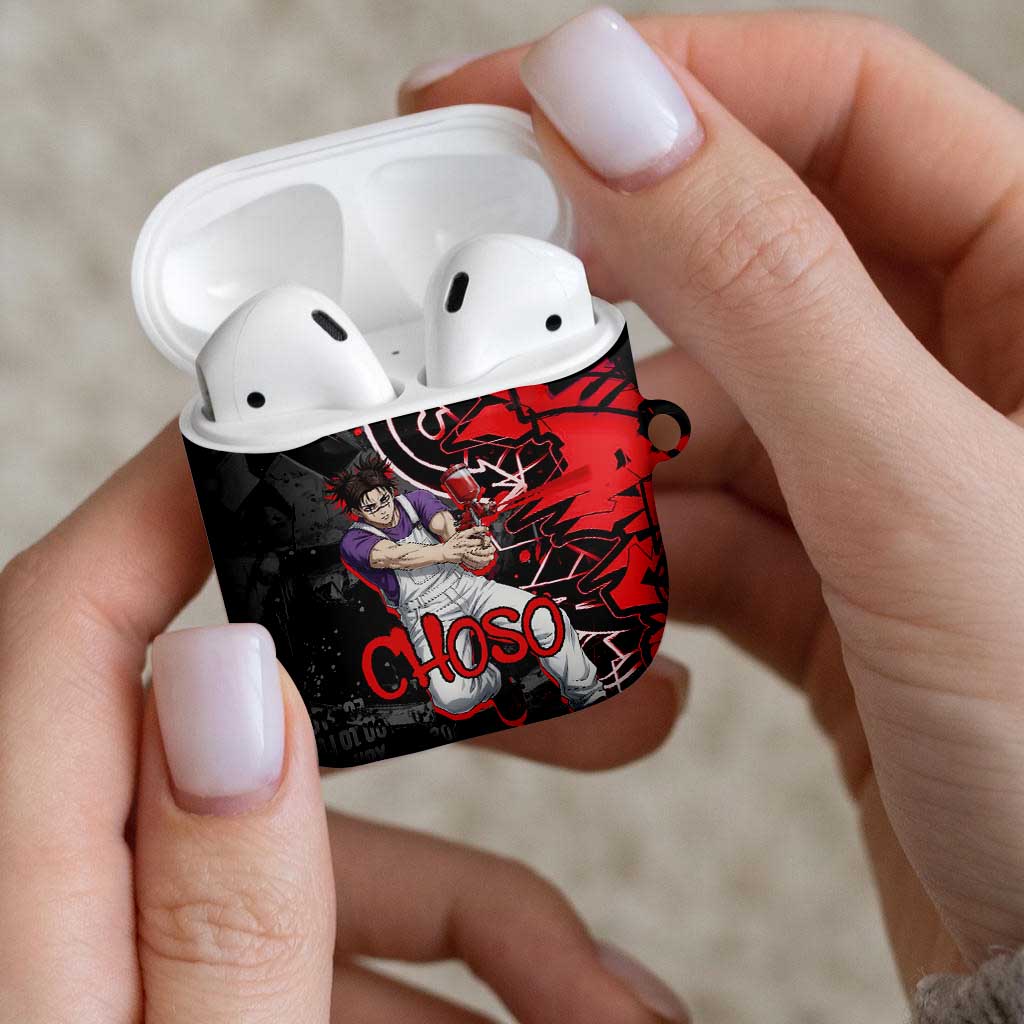 Choso Jujutsu Kaisen AirPods Case Urban Graffiti Street Art Style