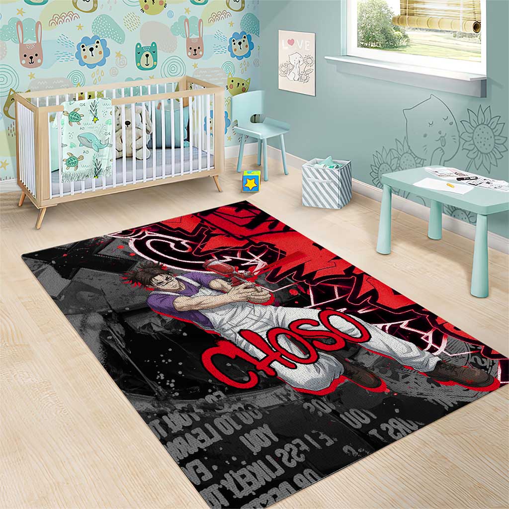 Choso Jujutsu Kaisen Area Rug Urban Graffiti Street Art Style