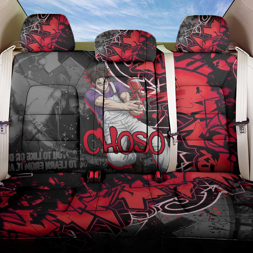 Choso Jujutsu Kaisen Back Car Seat Cover Urban Graffiti Street Art Style