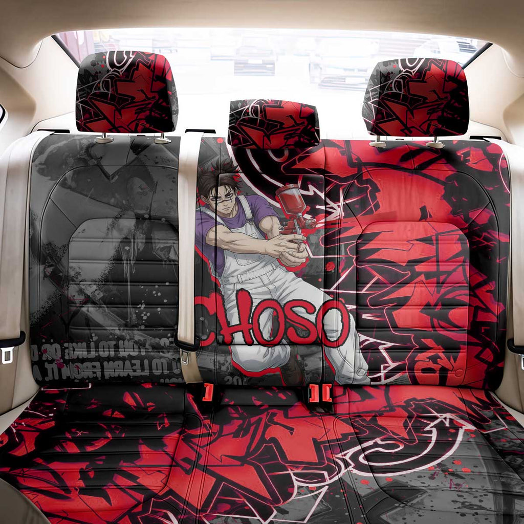 Choso Jujutsu Kaisen Back Car Seat Cover Urban Graffiti Street Art Style