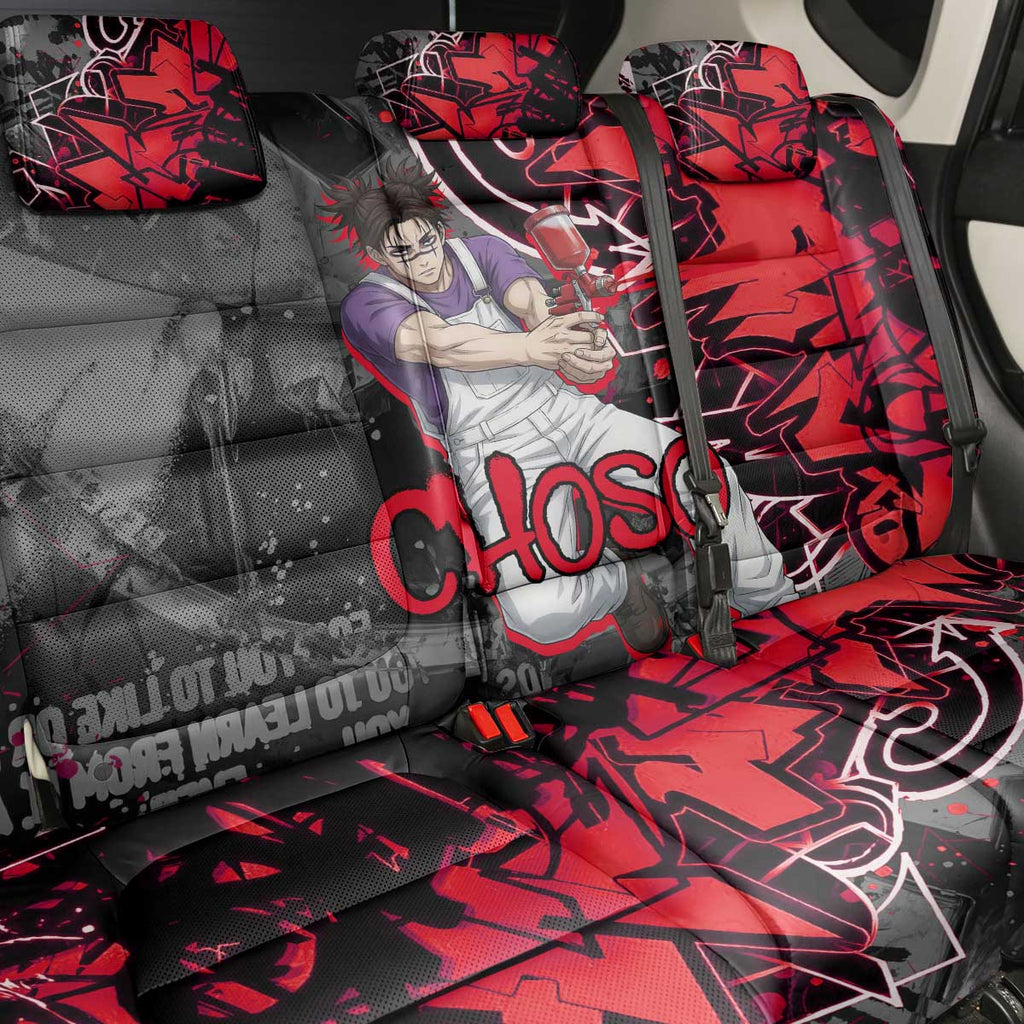 Choso Jujutsu Kaisen Back Car Seat Cover Urban Graffiti Street Art Style