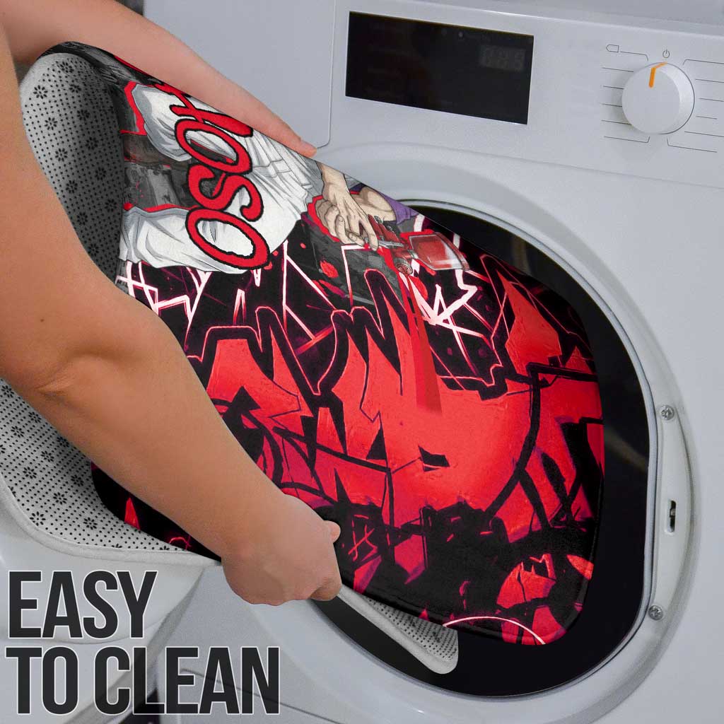 Choso Jujutsu Kaisen Bathroom Set Urban Graffiti Street Art Style