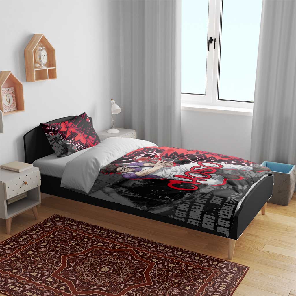 Choso Jujutsu Kaisen Bedding Set Urban Graffiti Street Art Style