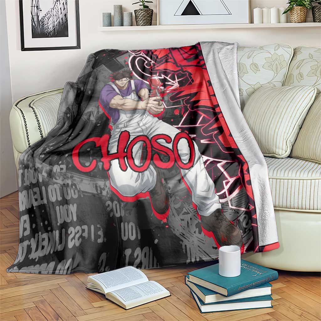 Choso Jujutsu Kaisen Blanket Urban Graffiti Street Art Style