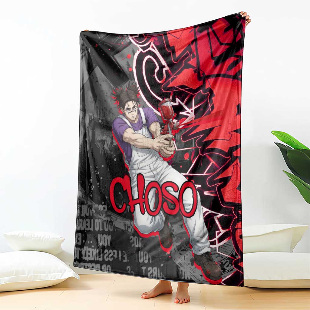 Choso Jujutsu Kaisen Blanket Urban Graffiti Street Art Style