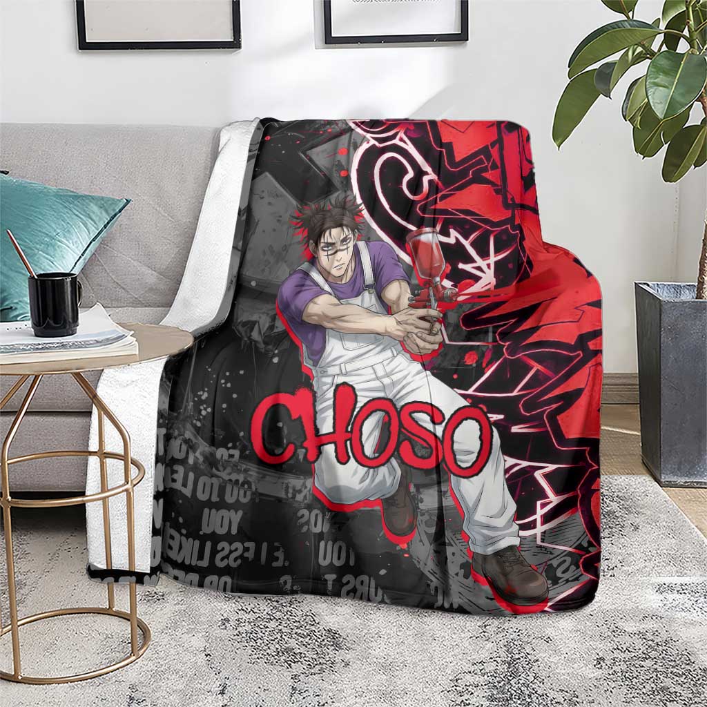 Choso Jujutsu Kaisen Blanket Urban Graffiti Street Art Style