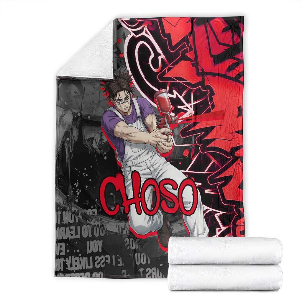 Choso Jujutsu Kaisen Blanket Urban Graffiti Street Art Style