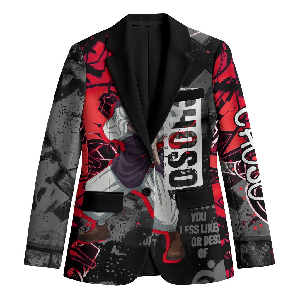 Choso Jujutsu Kaisen Blazer Urban Graffiti Street Art Style