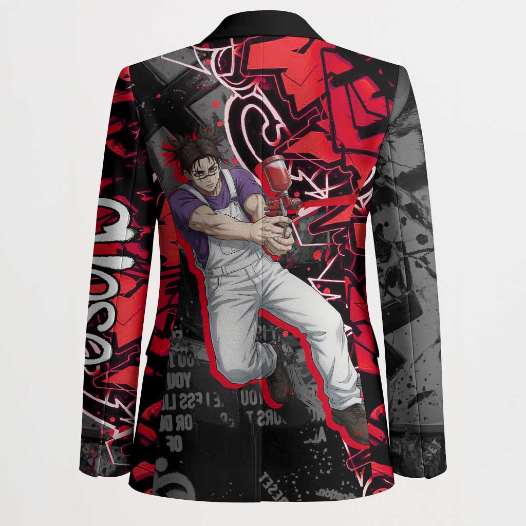 Choso Jujutsu Kaisen Blazer Urban Graffiti Street Art Style