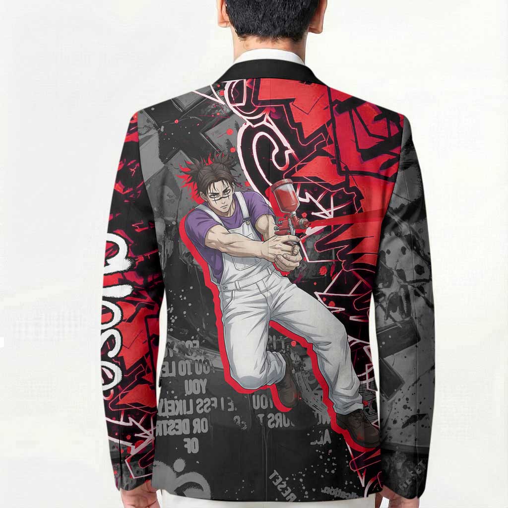 Choso Jujutsu Kaisen Blazer Urban Graffiti Street Art Style