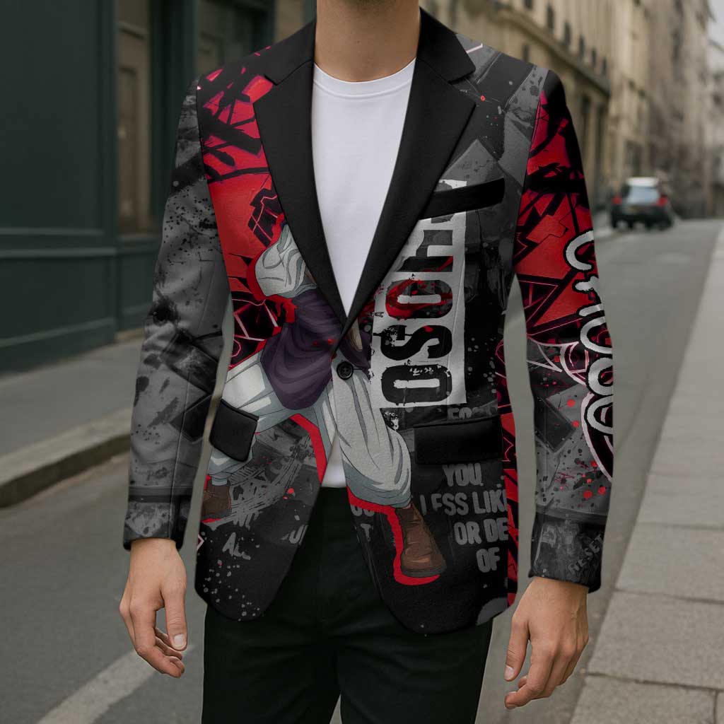 Choso Jujutsu Kaisen Blazer Urban Graffiti Street Art Style