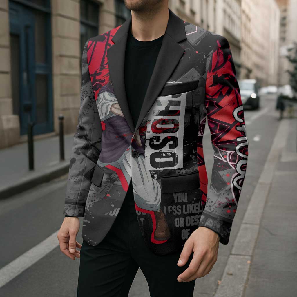 Choso Jujutsu Kaisen Blazer Urban Graffiti Street Art Style