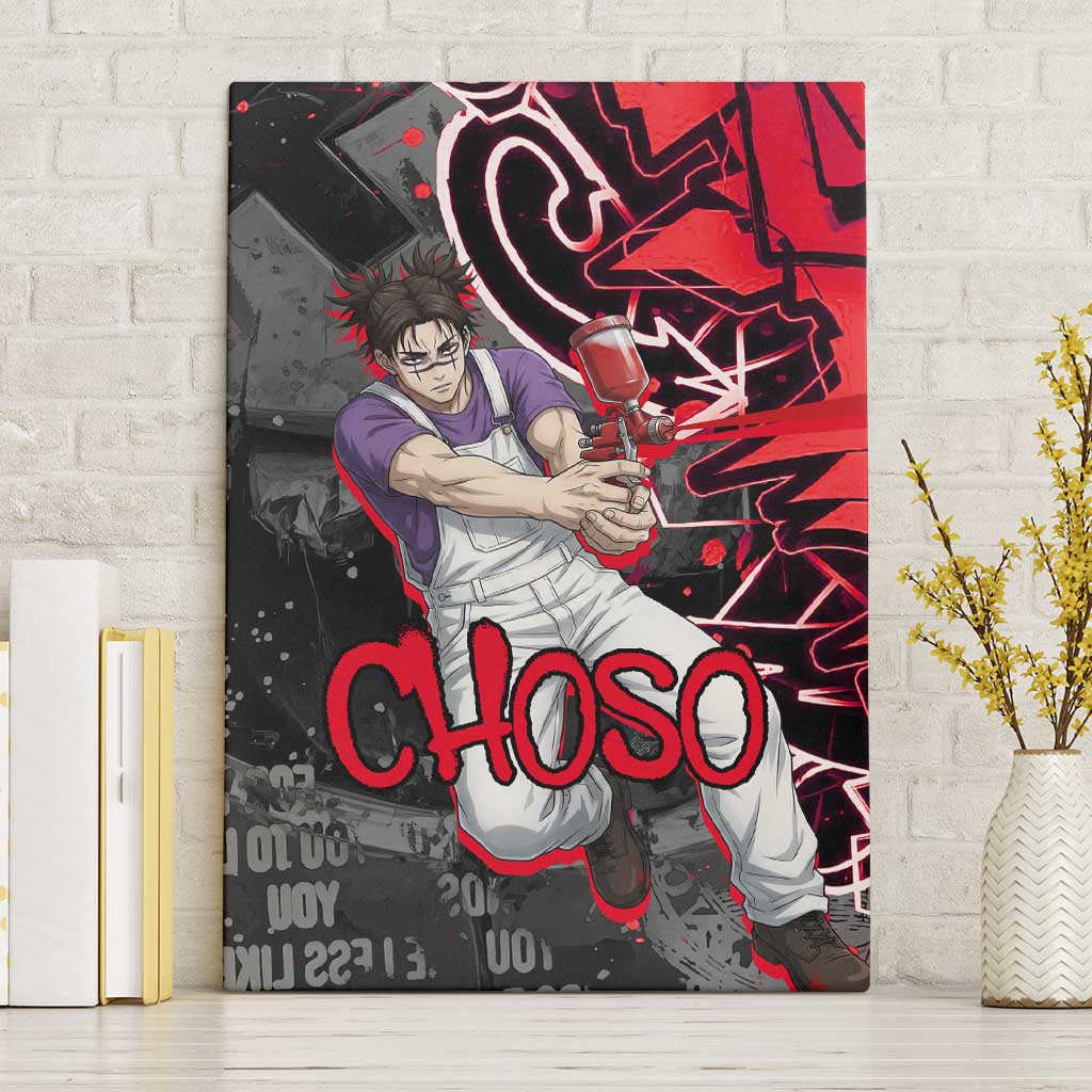 Choso Jujutsu Kaisen Canvas Wall Art Urban Graffiti Street Art Style