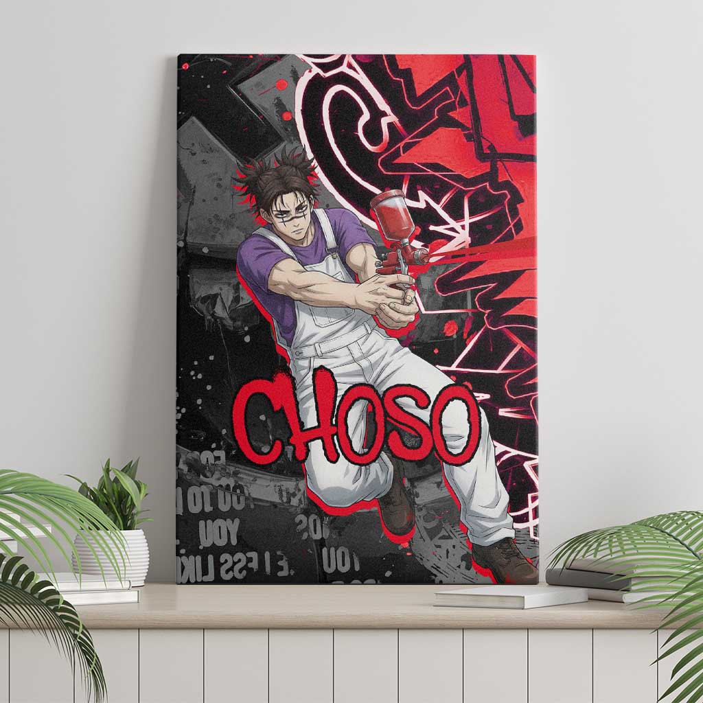 Choso Jujutsu Kaisen Canvas Wall Art Urban Graffiti Street Art Style