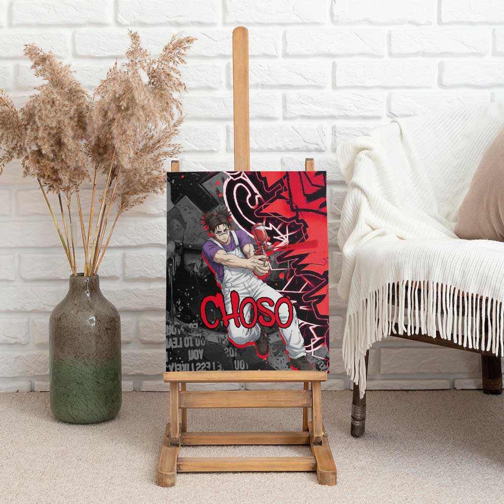 Choso Jujutsu Kaisen Canvas Wall Art Urban Graffiti Street Art Style