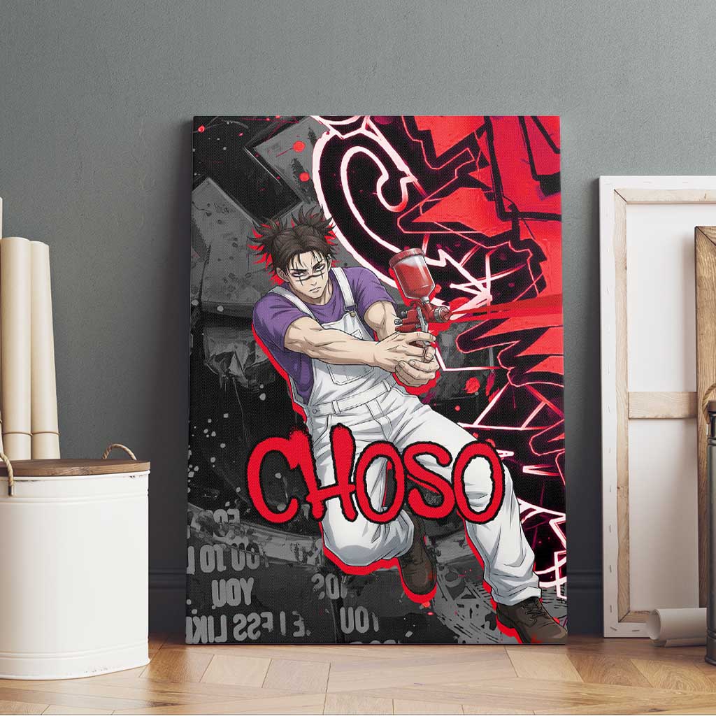 Choso Jujutsu Kaisen Canvas Wall Art Urban Graffiti Street Art Style
