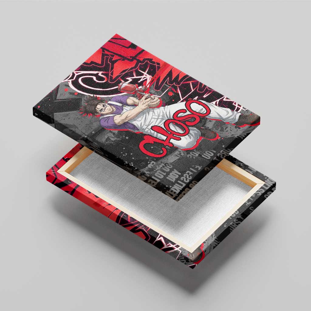 Choso Jujutsu Kaisen Canvas Wall Art Urban Graffiti Street Art Style